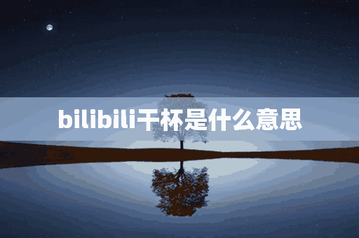 bilibili干杯是什么意思